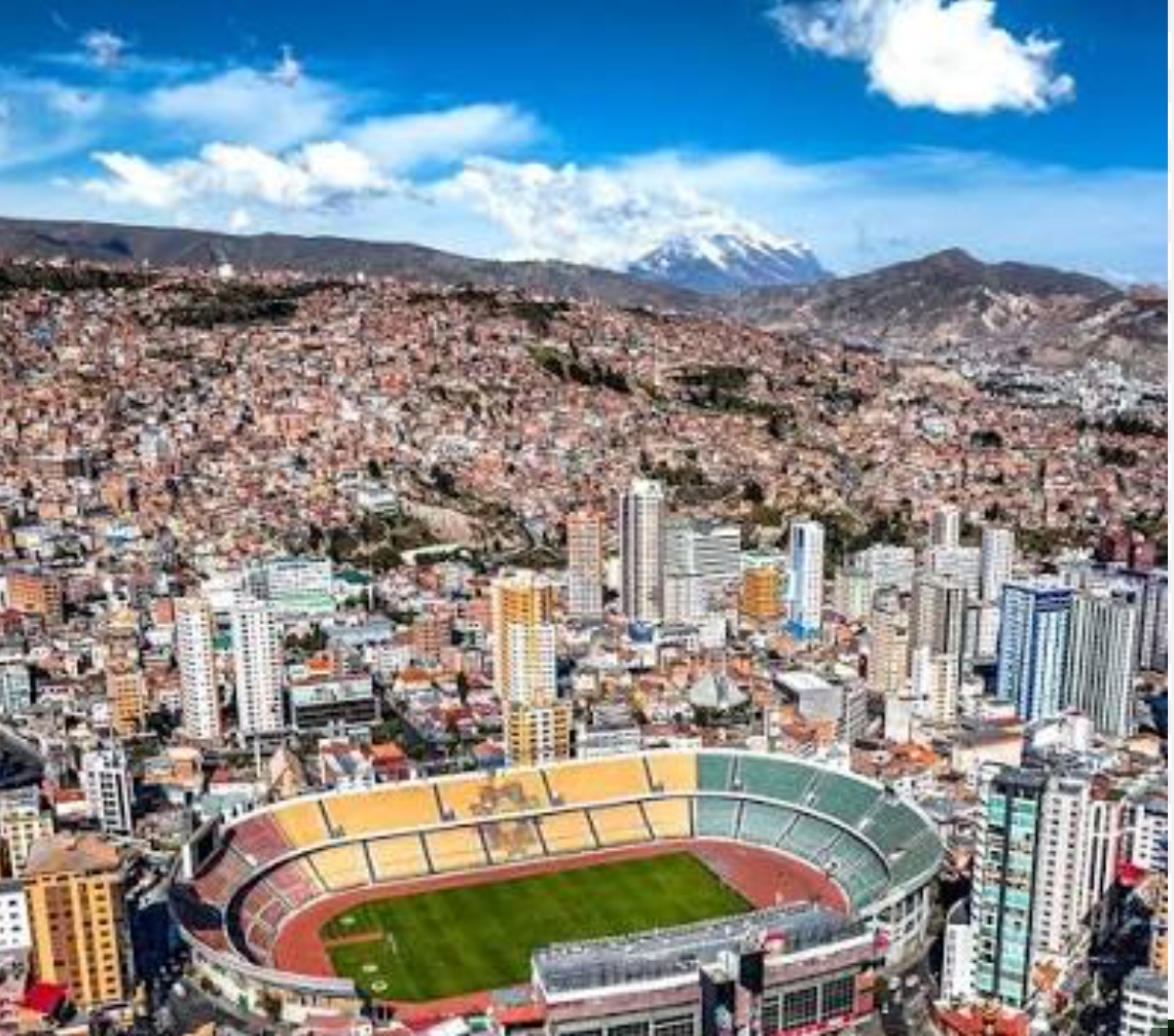 Estadio Hernando Silez en la ciudad de La Paz